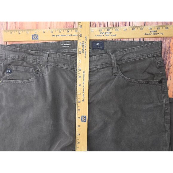 AG Adriano Goldschmied The Everett Slim Mens Pants 38x32 Gray - Picture 9 of 10